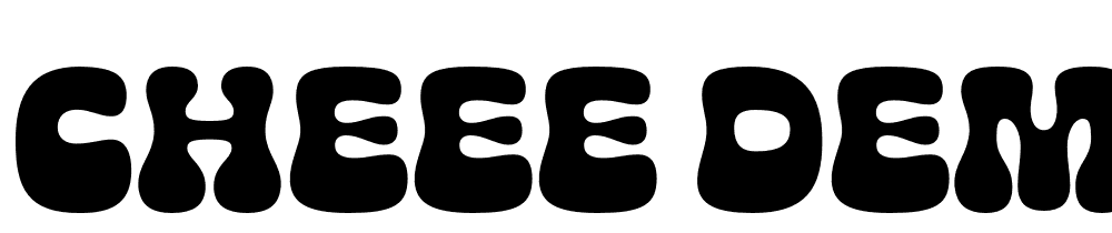 Cheee-Demo-Shishi font family download free