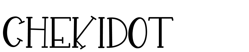 chekidot font family download free