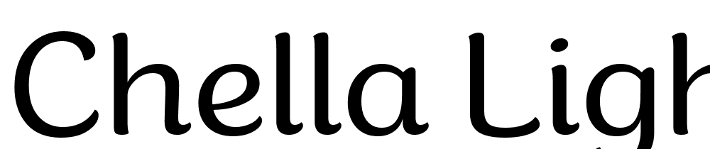 Chella-Light font family download free