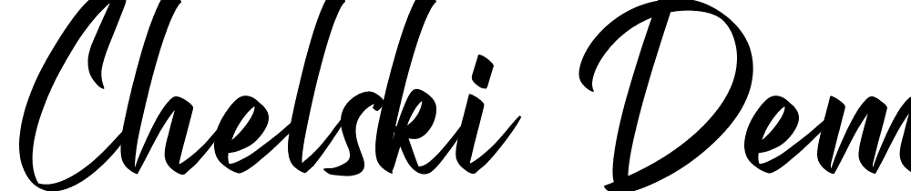 Chelski-Demo font family download free