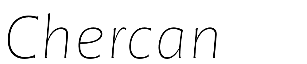 Chercan font family download free