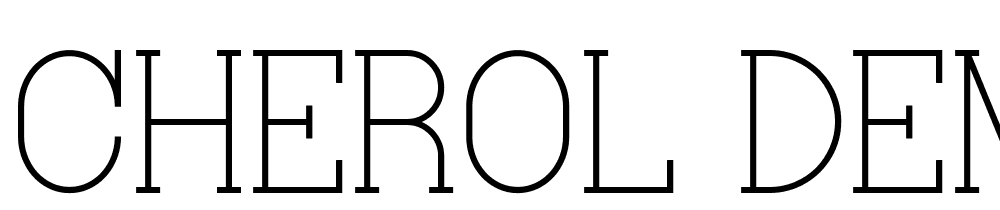 Cherol-Demo-Serif font family download free