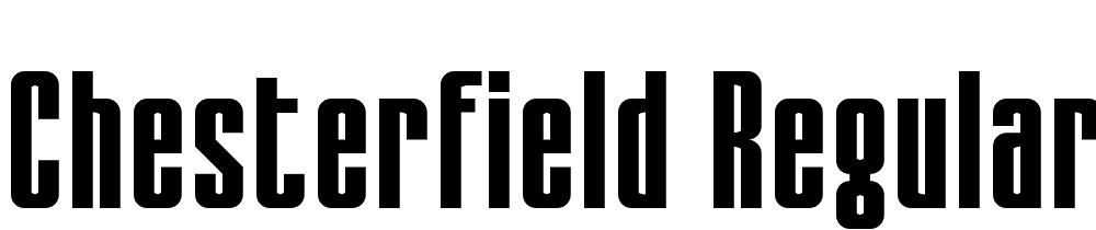 Chesterfield-Regular font family download free