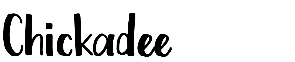 Chickadee font family download free