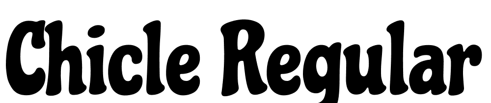 Chicle-Regular font family download free