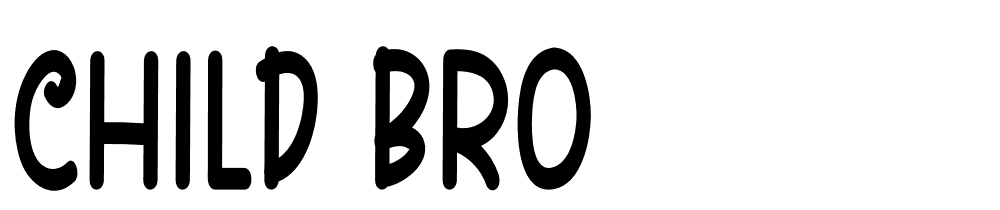 Child-Bro font family download free
