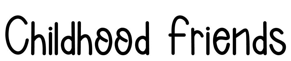 Childhood-Friends font family download free