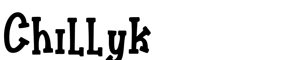 chillyk font family download free