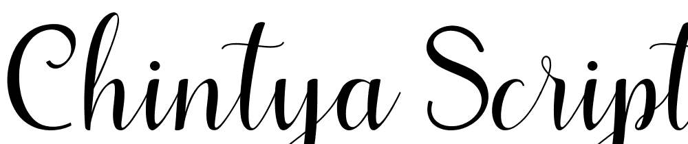 chintya-script font family download free