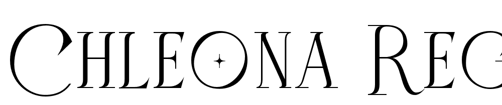 Chleona-Regular font family download free