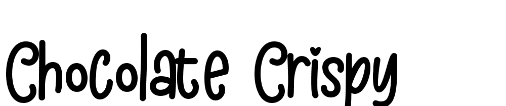 Chocolate Crispy font family download free