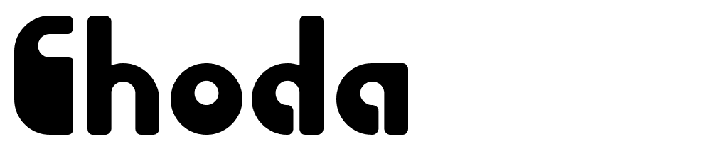 Choda font family download free