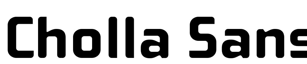 Cholla Sans OT font family download free