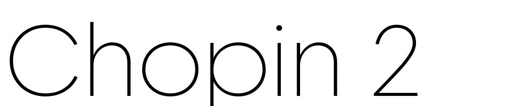 chopin-2 font family download free