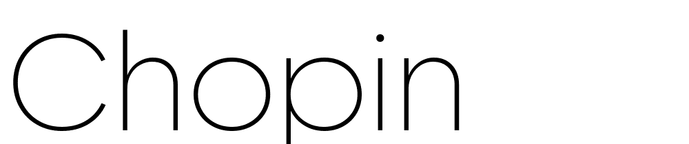 chopin font family download free