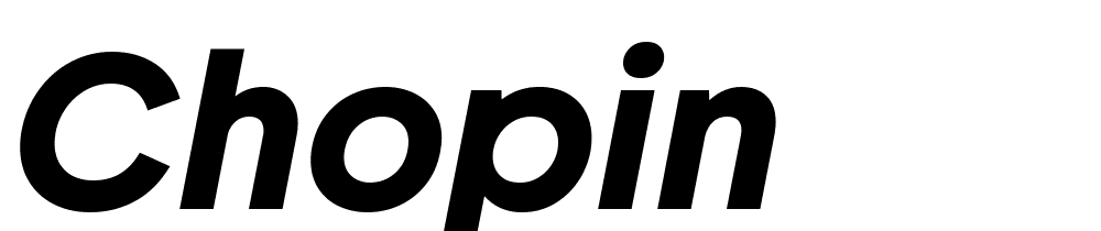 Chopin font family download free