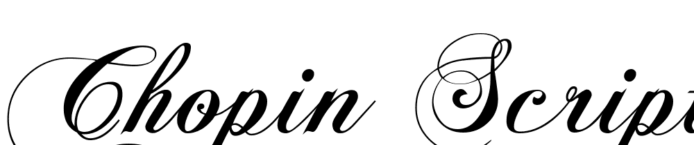 chopin-script font family download free