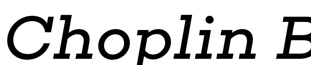 Choplin-Book-Italic font family download free