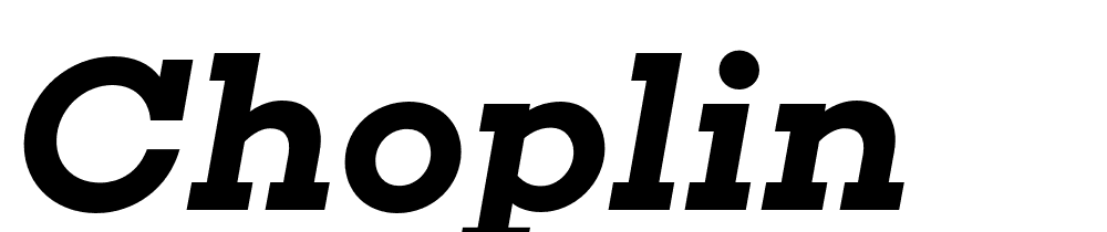 Choplin font family download free