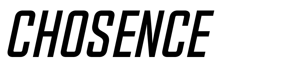 chosence font family download free