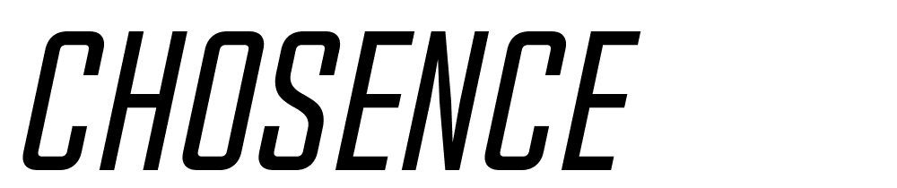 chosence font family download free