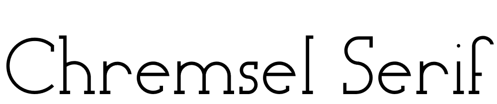 Chremsel-Serif font family download free