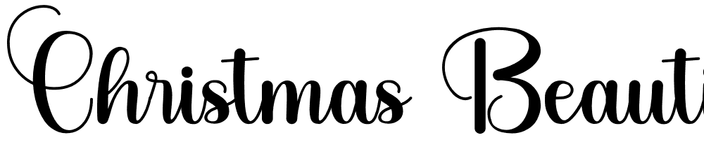 Christmas-Beautiful-Personal font family download free