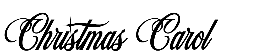 Christmas Carol font family download free