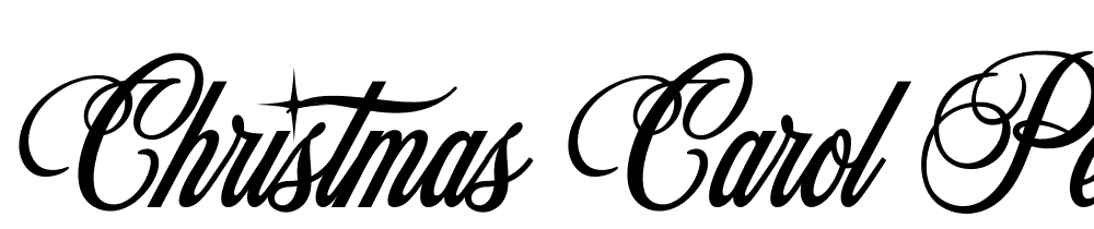 Christmas-Carol-PERSONAL font family download free