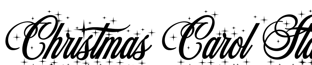 Christmas-Carol-Star-PERSONAL font family download free