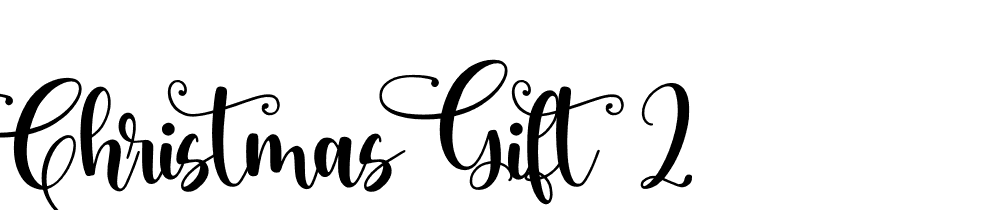 christmas-gift-2 font family download free