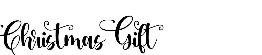 Christmas-Gift font family download free