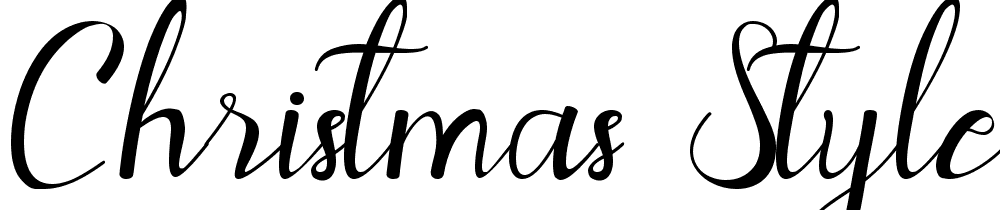 christmas-style-2 font family download free