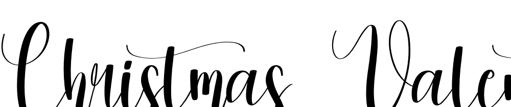 Christmas-Valentine font family download free