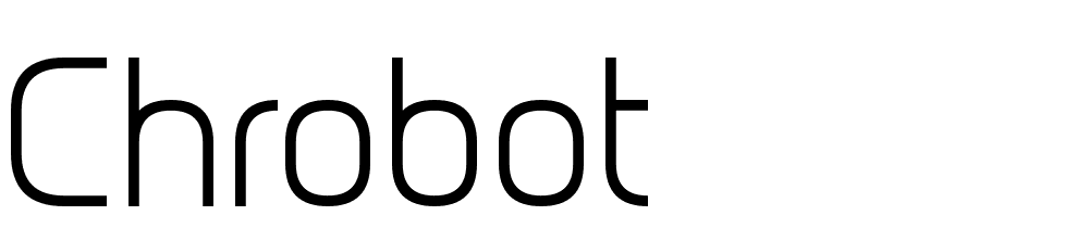 Chrobot font family download free