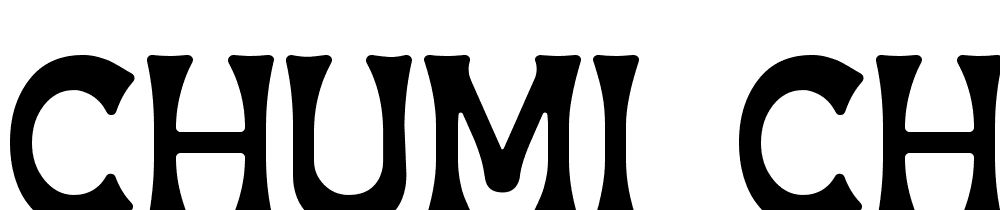 CHUMI CHAMI font family download free