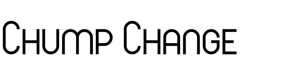 chump_change font family download free