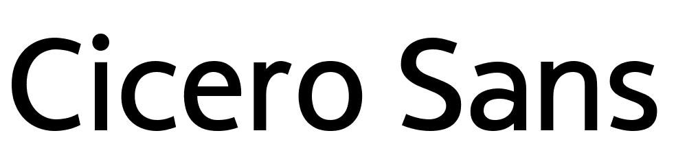 cicero_sans font family download free