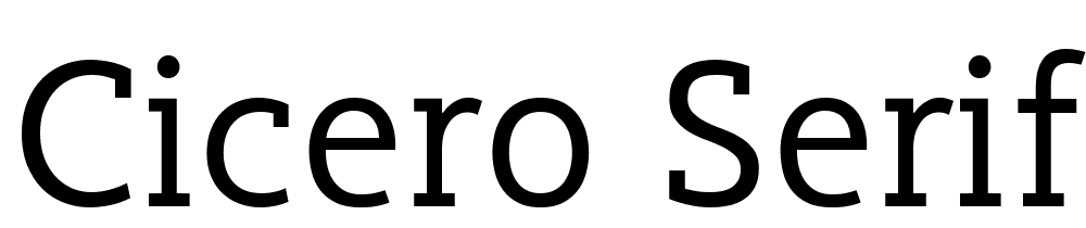 cicero-serif font family download free