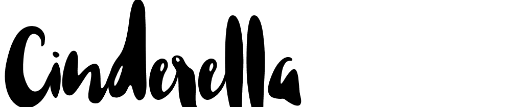 Cinderella font family download free