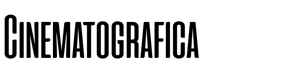 Cinematografica font family download free