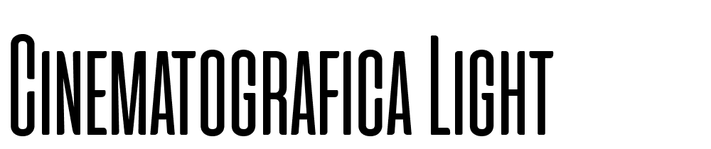 Cinematografica-Light font family download free