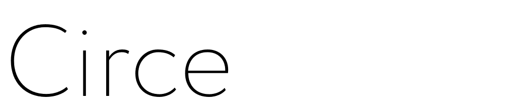 Circe font family download free