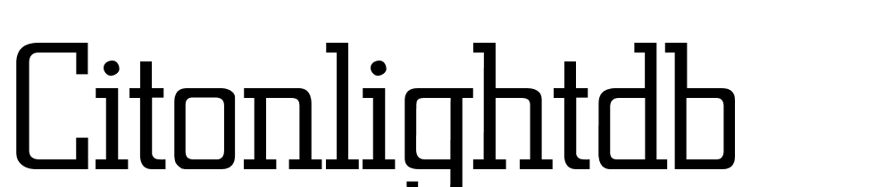 citonlightdb font family download free