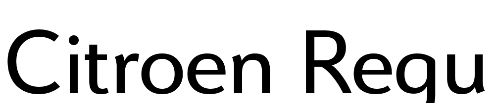 Citroen-Regular font family download free