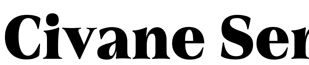 Civane-Serif-W05-Cond-Black font family download free