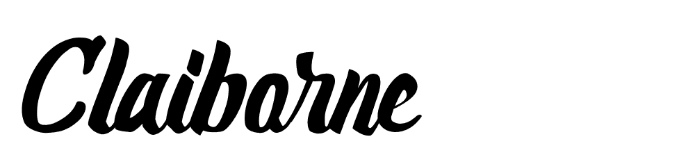 Claiborne font family download free