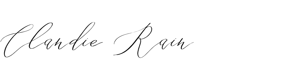 Clandie-Rain font family download free