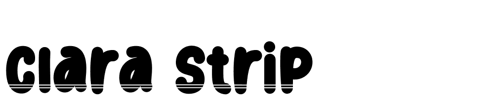 Clara-Strip font family download free