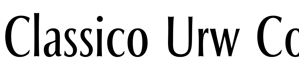 Classico-URW-Condensed-T font family download free